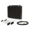ALUMINUM EMC UNIVERSAL TRANSMISSION OIL COOLER 11" x 8.25" - BLACK