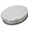 CHEVY-FORD 14" ROUND POLISHED ALUMINUM AIR CLEANER - BALL MILLED