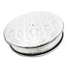 For Chevy Ford 14" Round Chrome Aluminum Air Cleaner - Flamed