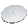 ALUMINUM 14" ROUND AIR CLEANER TOP BALL MILLED - CHROME