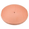 14 INCH ROUND ALUMINUM AIR CLEANER TOP FULL FINNED COPPER FINISH FOR FORD CHEVY