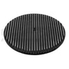 14 Inch Round Air Cleaner Top Black Aluminum With Polished Fins For Chevy Ford