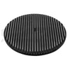 CHEVY-FORD ALUMINUM 14" ROUND AIR CLEANER TOP POLISHED FINNED - BLACK
