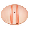 CHEVY-FORD 14" ROUND ALUMINUM AIR CLEANER TOP - PARTIAL FINNED - COPPER