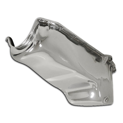 For 1958-79 CHEVY SMALL BLOCK 283-305-327-350-400 STOCK OEM STYLE OIL PAN CHROME
