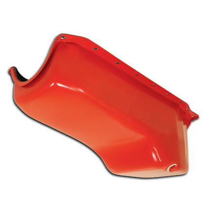 For 1958-79 CHEVY SMALL BLOCK 283-305-327-350-400 STOCK OEM STYLE OIL PAN ORANGE
