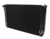 Black 2 Row Aluminum Direct Replacement For 1970-81 Chevy Camaro Chevelle Nova