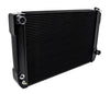 Black 2 Row Aluminum Direct Replacement For 1970-81 Chevy Camaro Chevelle Nova
