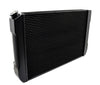 Black 2 Row Aluminum Direct Replacement For 1970-81 Chevy Camaro Chevelle Nova