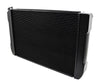 Black 2 Row Aluminum Direct Replacement For 1970-81 Chevy Camaro Chevelle Nova