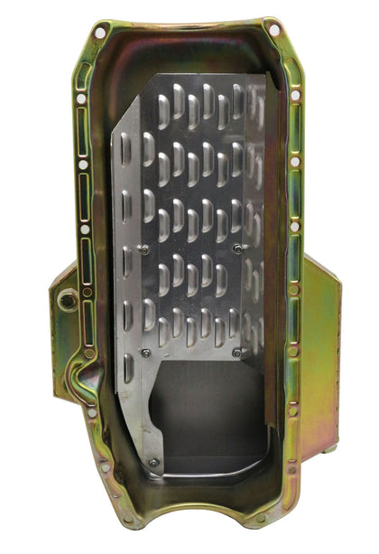 Racing Oil Pan Zinc Steel With Windage Tray For 58-79 Chevy Small Block 305 427