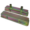 STEEL For 1958-79 CHEVY SB 283-350 CIRCLE TRACK RACING VALVE COVERS - ZINC