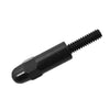 Black Finish Steel Acorn Nut Bolt 1" Tall 1/4-20 x 7/8" 1 3/8" Stud