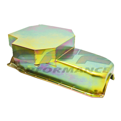 STEEL For 1986-02 CHEVY SB 305-327-350 RACING OIL PAN -(ONE-PIECE REAR SEAL)