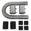 24" Stainless Chrome Radiator Hose Kit - For Chevy Ford