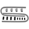44" Stainless Chrome Heater Hose Kit - For Chevy Ford