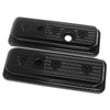 For 1985-93 Chevy/Gmc 4.3L V6 Center Bolt Steel Valve Covers - Black
