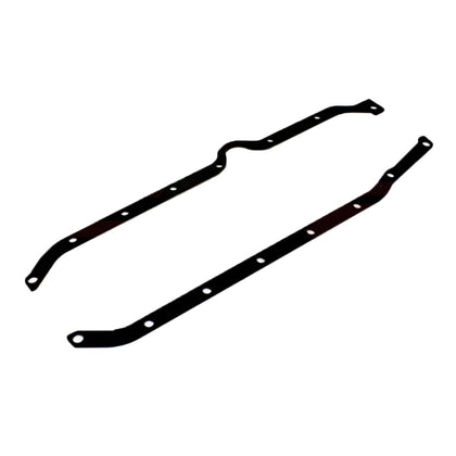 For 1986-95 Chevy Gm 262 4.3L V6 Oil Pan Reinforced Rails - Black
