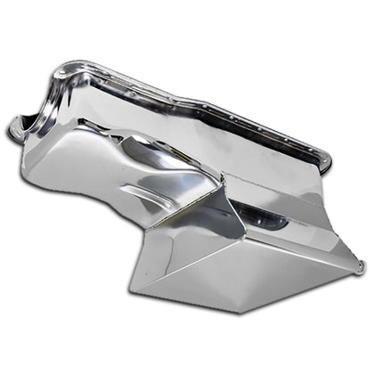 For 1965-87 Ford Small Block 260-289-302 Drag Racing Oil Pan - Chrome