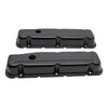 Short Style Valve Covers Black Steel Fits 68-81 Buick Small Block 350 V8