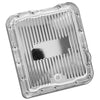 FINNED CHROME STEEL TRANSMISSION PAN FITS CHEVY GM 700R4 4L60E 4L65E