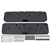 For Chevy LS Aluminum Coil Valve Covers Adapter Kit Black 3 Diff Configurations