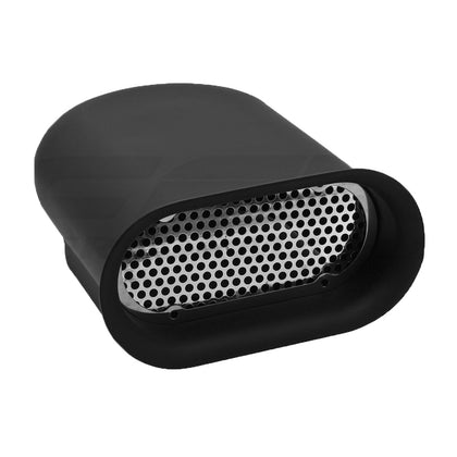SINGLE 4 BARREL SCOOP, HILBORN STYLE, SMOOTH - BLACK