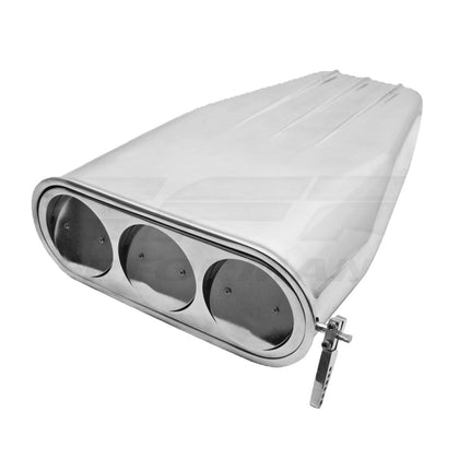 Hood Scoop Bug Catcher Style For Singe Or Dual Quad Carburetors With 5-1/8