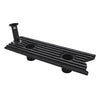 ALUMINUM LS SERIES ENGINE VALLEY PLATE OIL FILLER HOLE FOR KNOCK SENSOR - BLACK