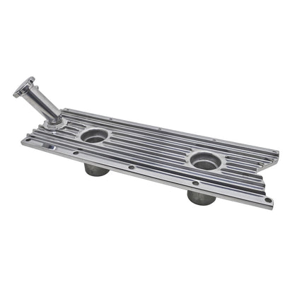Finned Valley Plate Polished Aluminum For Gen III LM7 LQ4 LQ9 4.8L 5.3L 6.0L LS