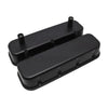 Racing Matte Black Aluminum Tall Valve Covers For 65-95 Chevy BB 396 427 454 502