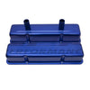 ALUMINUM STAMPED TALL VALVE COVERS For Chevy SB CIRCLE TRACK 283-400 ANODIZED BLUE