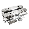For 1987-97 CHEVY 5.0L & 5.7L TALL POLISHED CENTER BOLT VALVE COVERS BALL MILLED