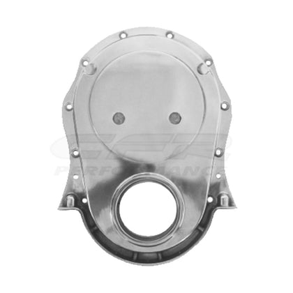 Polished Aluminum Timing Chain Cover For 66-90 Chevy Big Block 396 402 427 454