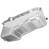 Polished Aluminum Finned 4 Quart Oil Pan For 86-02 Chevy Small Block 305-350 V8