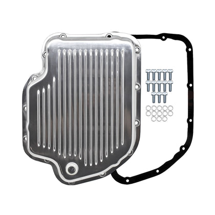 For Chevy Gm Turbo Th-400 Aluminum Transmission Pan Kit - Polished