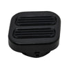 Dimmer Switch Pad 1.75 x 1.5 Inch Black Aluminum Street Rod Style Non Slip