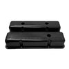 Aluminum Stamped Oe Style Tall Valve Covers For Chevy Sb 283 400 Anodized Black