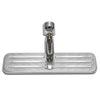 Rear View Mirror Standard Windshield Mount Ball Milled Aluminum 9-3/8 Inch Wide