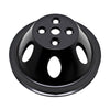 For Chevy Big Block Black Aluminum Water Pump Pulley - 1 Groove (Short)