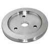 ALUMINUM for chevy BB CRANK PULLEY 1 GROOVE (SHORT) SWP - POLISHED