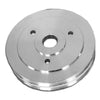 ALUMINUM For CHEVY BB CRANK PULLEY 2 GROOVE (SHORT) SWP - POLISHED