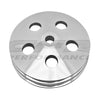 Aluminum for chevy Gm Key-Way Power Steering Pump Pulley 2 Groove - Machined
