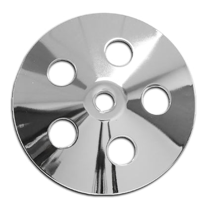 For 1955-72 Chevy Gm Aluminum Key-Way Power Steering Pump Pulley - Chrome