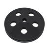 Black Aluminum Key Way Power Steering Pump Pulley For 55-72 Chevy GM Key-Way