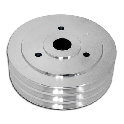 For CHEVY BIG BLOCK ALUMINUM CRANK PULLEY - 3 GROOVE (SHORT)