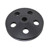Black Aluminum Press Fit Type II Power Steering Pump Pulley For GM Ford Chevy