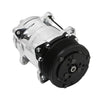 Aluminum Air Compressor Sanden Type 508 Housing -Serpentine Pulley - Chrome