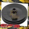 STEEL For CHEVY GM KEY WAY POWER STEERING PUMP PULLEY 2 GROOVE - BLACK