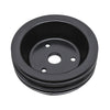 For Chevy Small Block Crank Pulley 3 Groove - Black